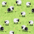 Lewe Sheep Medow Lamb Fabric by the yard