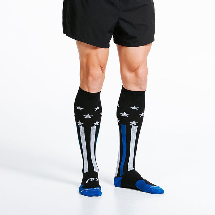 Marathon, First Responder Blue - PRO Compression