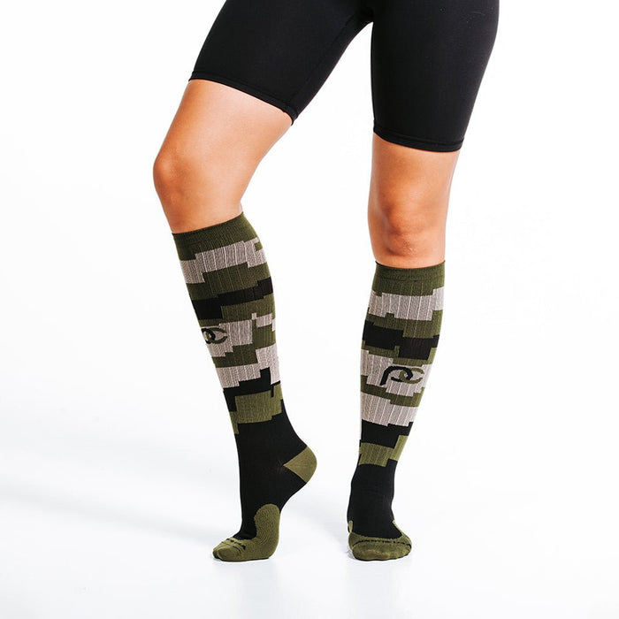 Marathon, Green Camo - PRO Compression