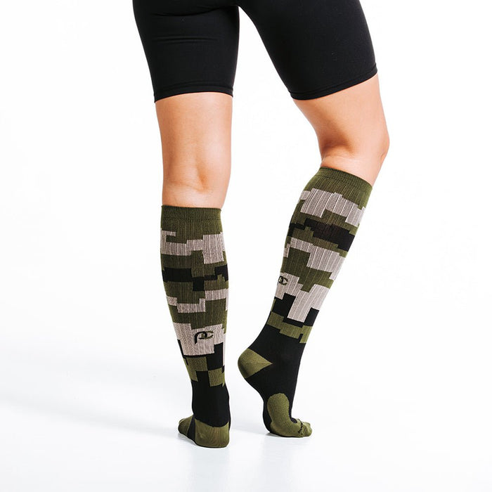 Marathon, Green Camo - PRO Compression