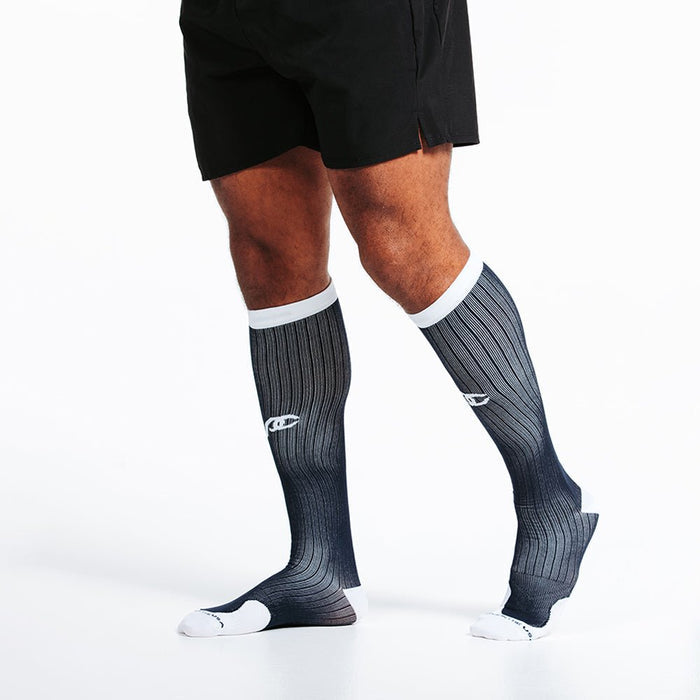 Marathon, Navy over White - PRO Compression