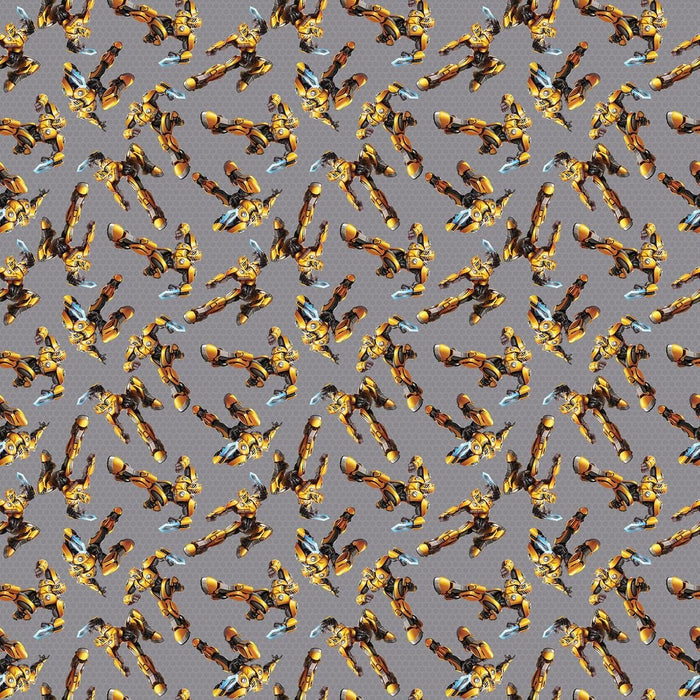 Marvel Bumblebee Toss Fabric by the yard