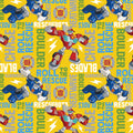 Marvel Roll To The Rescue Fabric by the yard