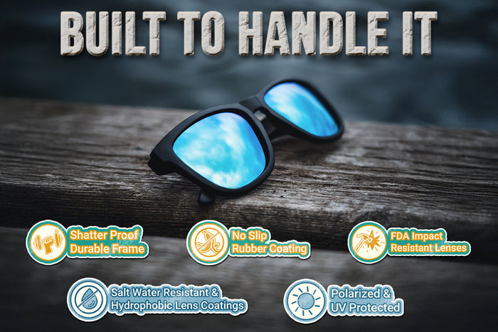 Matte Tortoise Shell - Jet Black Lens Polarized - Essentials