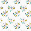 Meadow Bouquet Floral Daisy Fabric by the yard