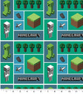 Minecraft Mosaic Fabric by the yard