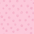 Mono Swirl Pink Fabric by the yard