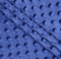 Navy minky by the yard