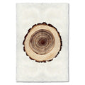 Oak wood slice wall art print — fine art Organic photography on handmade paper, San Francisco