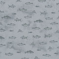 Old Guys Rule Fish Fabric by the yard