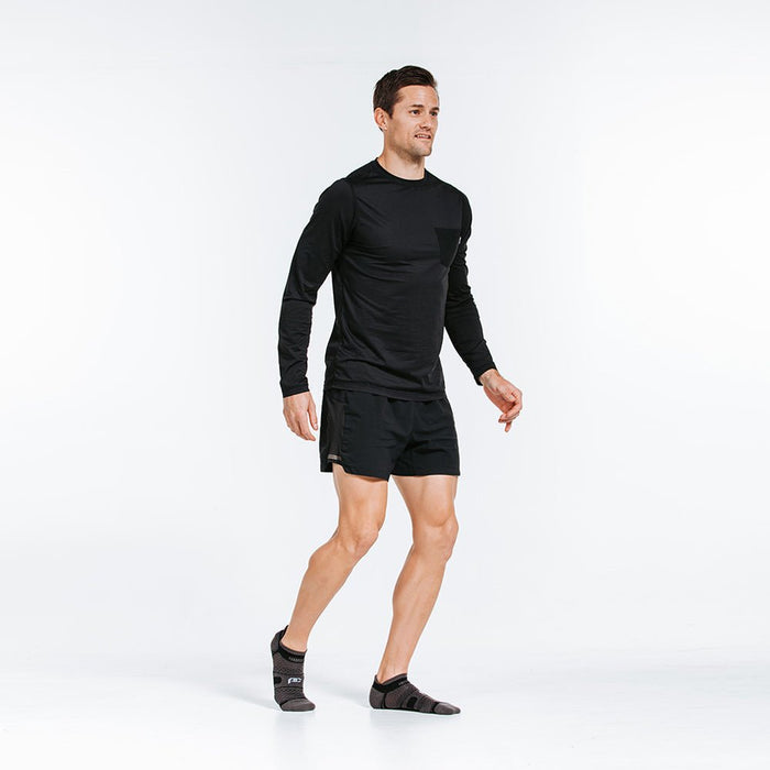 PC Runner, Grey with Black - PRO Compression