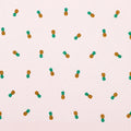 Pineapples Dots on Peach Fabric by the yard