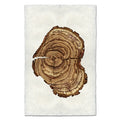 Plum Wood #2 wood slice wall art print — fine art Organic photography on handmade paper, San Francisco