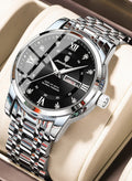 POEDAGAR Man Watch, Waterproof Luminous Men's Watch Quartz - 41mm