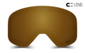 PowPow Snow - Spare HI-FI Lens - 24K Gold