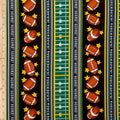 Score Field Footballs Football Sports Fabric by the yard