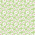 Sew Cherry 2 by Lori Holt Floral Daisy Green Fabric by the yard