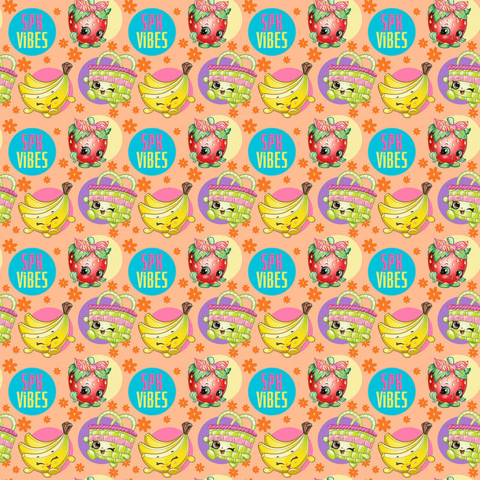 Shopkins Fruit Vibes Fabric by the yard