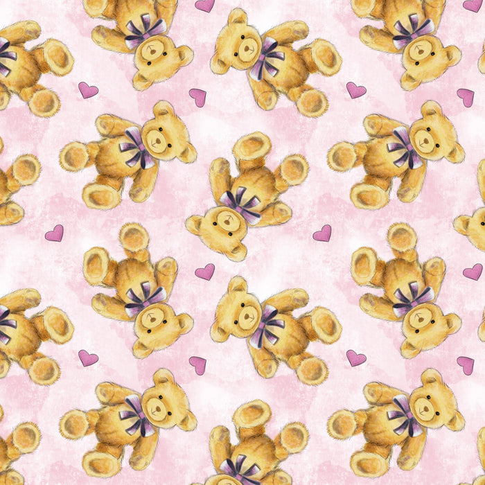 Sleep Time Teddy Bears Fabric by the yard