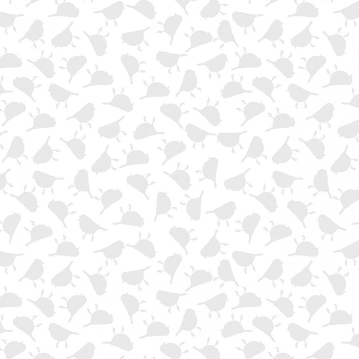 Songbirds Bird Silhouettes Birds Fabric by the yard