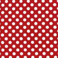 Spot on Dots Red Fabric by the yard