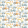 Stella-1620 Construction Trucks Fabric by the yard