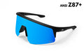Surge - Matte Black - Electric Blue