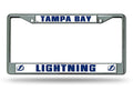 Tampa Bay Lightning License Plate Frame Chrome - Special Order