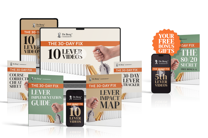 Collection of The 30-Day Fix books, guides, and two free gifts.