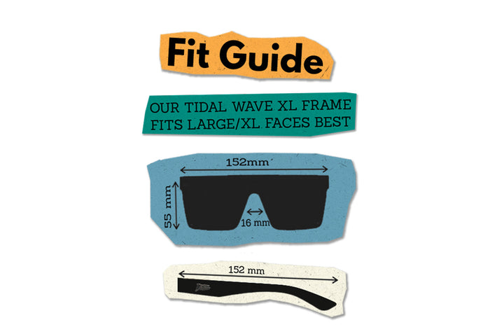 Tidal Wave XL - Matte Black - Cosmic Flare Lens Polarized