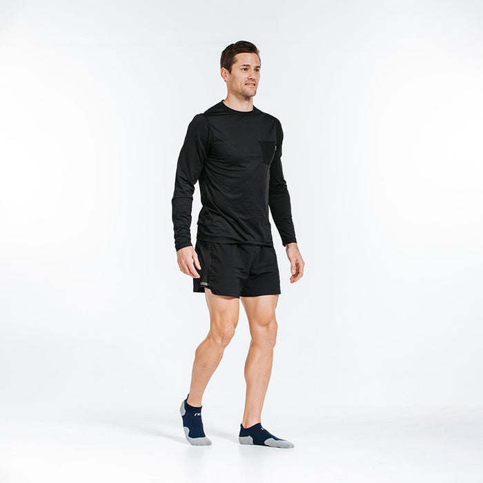 Trainer Low Tab, Navy Blue - PRO Compression