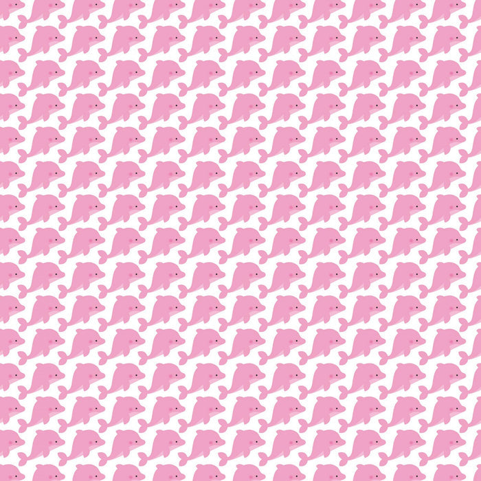 Under The Sea Dolphins Fabric by the yard