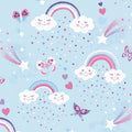 Unicorn Kisses by Lucie Crovatto Fabric by the yard