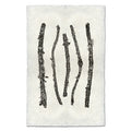 Vertical Twigs #1 botanical wall art print — fine art minimalist photography on handmade paper, San Francisco