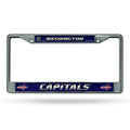 Washington Capitals License Plate Frame Chrome Printed Insert