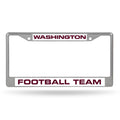 Washington Football Team License Plate Frame Chrome