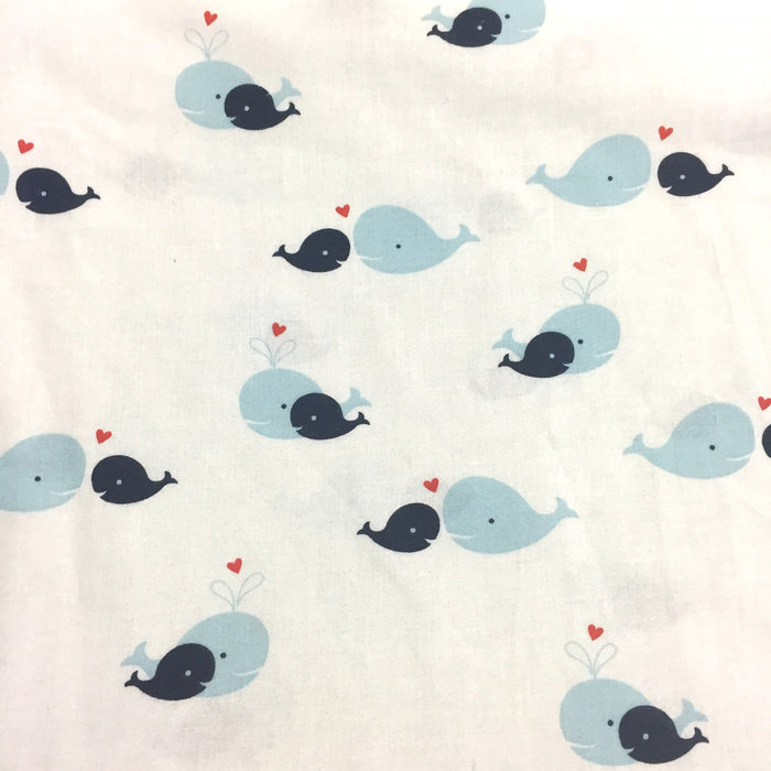 Whale Seaworld Fabric by the yard