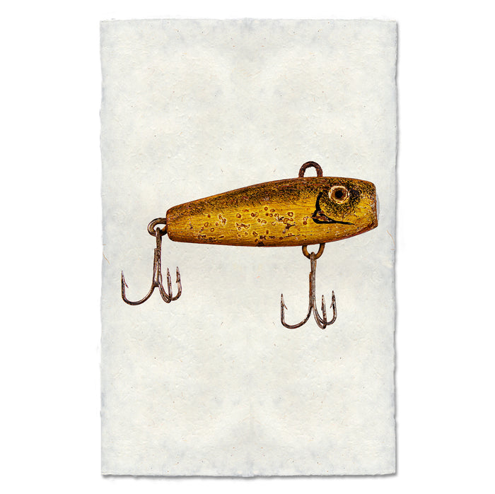 Wiggly Swim vintage fishing wall art print — fine art vintage fishing photography on handmade paper, San Francisco