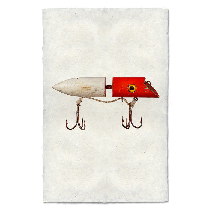 Zig-Wag vintage fishing wall art print — fine art vintage fishing photography on handmade paper, San Francisco